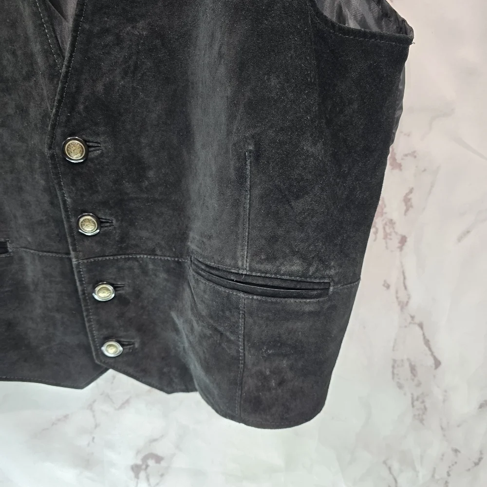 Vintage leather vest